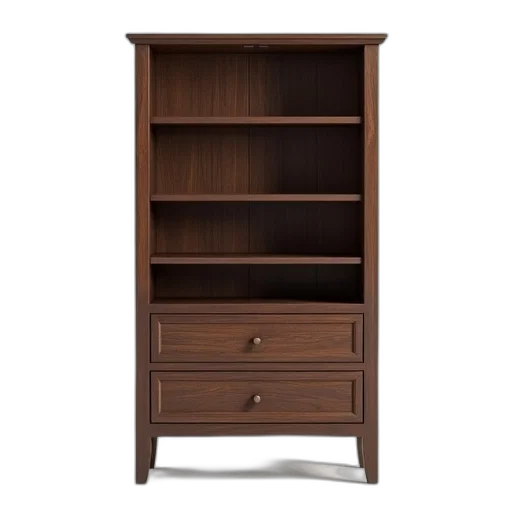 furniture, 3d render, wooden, cabinet transparent PNG cut-out