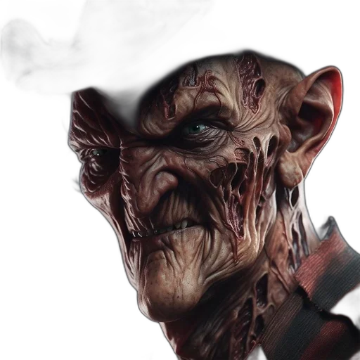 face, mask, creature, concept art transparent PNG cut-out