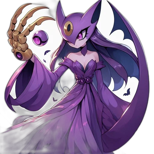 dragon, creature, staff, dress transparent PNG cut-out