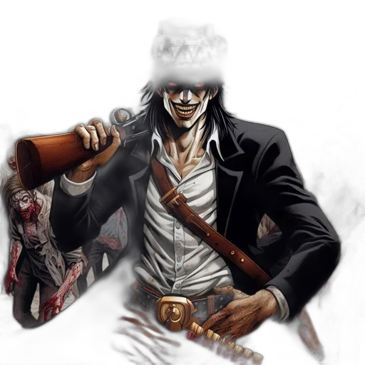 mask, weapon, face, jacket transparent PNG cut-out