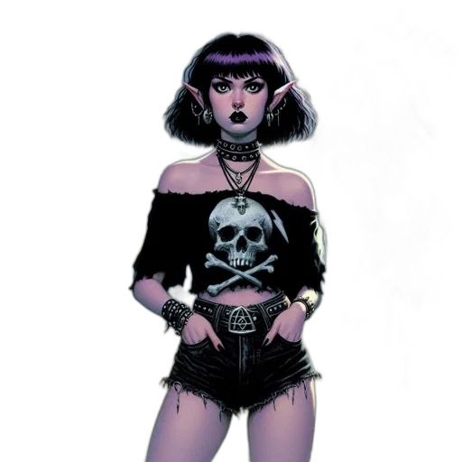 comic book art, concept art, fantasy art, cartoon transparent PNG cut-out