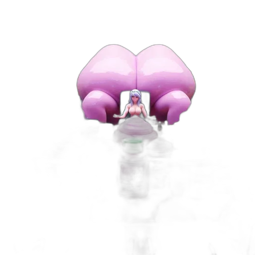 robot, weapon, staff, crown transparent PNG cut-out