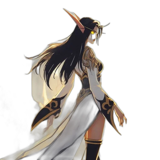 staff, dragon, dress, sword transparent PNG cut-out