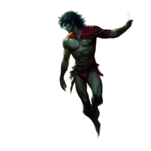 creature, dragon, staff, concept art transparent PNG cut-out