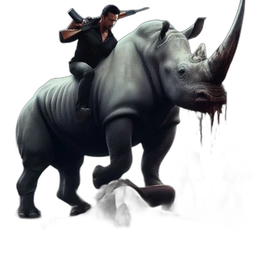 animal, creature, weapon, staff transparent PNG cut-out