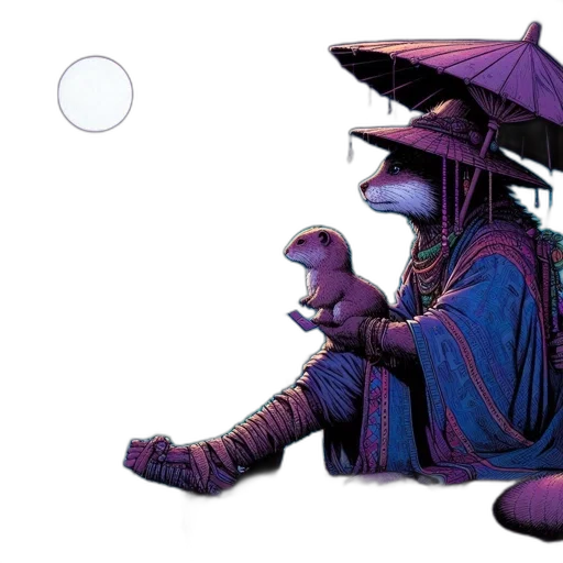 umbrella, dragon, robot, mask transparent PNG cut-out