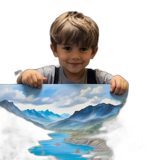 photorealistic, concept art, oil painting, watercolor transparent PNG cut-out