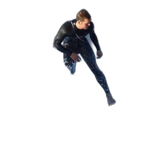 jacket, staff, weapon, creature transparent PNG cut-out