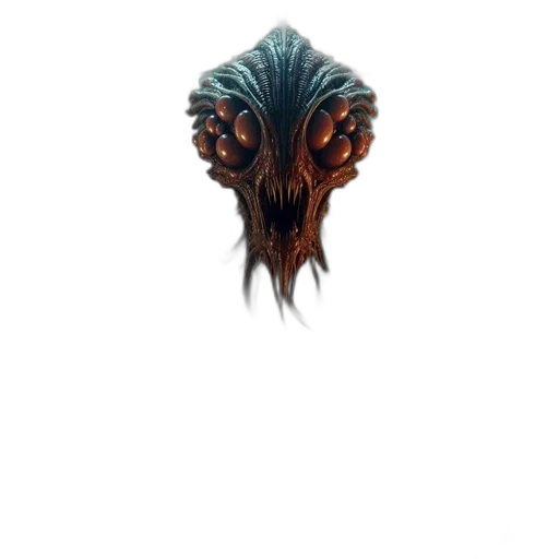 creature, mask, face, dragon transparent PNG cut-out