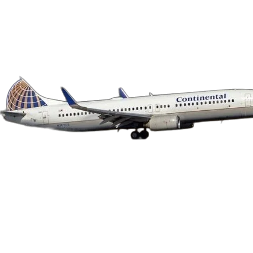 continental, airlines, plane, takes transparent PNG cut-out