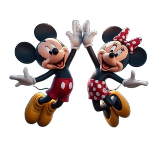 3d render, photorealistic, concept art, mickey transparent PNG cut-out