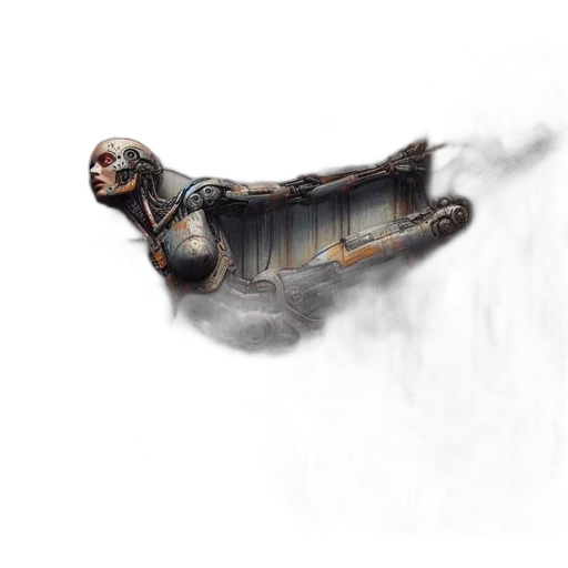 robot, creature, dragon, animal transparent PNG cut-out