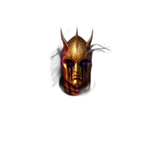 mask, crown, face, sword transparent PNG cut-out