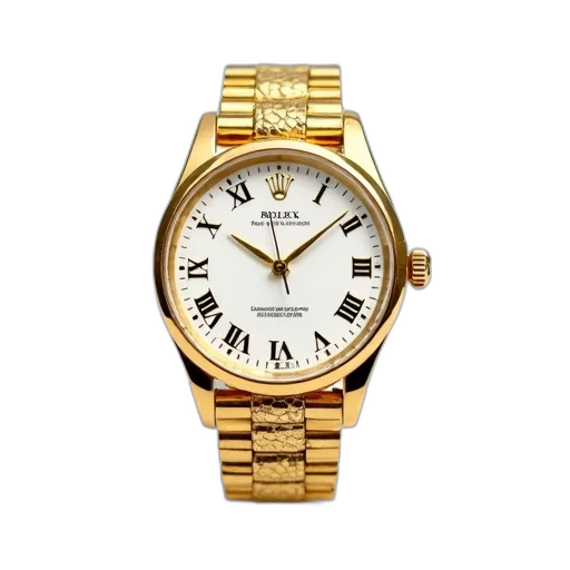 jewelry, golden, gold, wristwatch transparent PNG cut-out