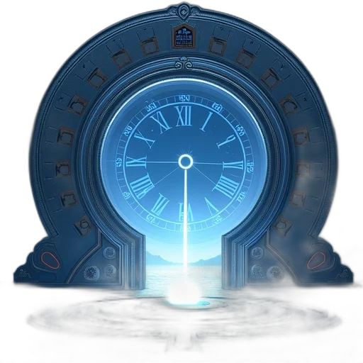 concept art, 3d render, fantasy art, blue transparent PNG cut-out