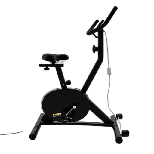 furniture, black, exercise, bike transparent PNG cut-out