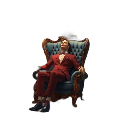 furniture, jacket, staff, face transparent PNG cut-out