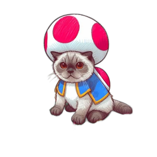 staff, creature, animal, hat transparent PNG cut-out