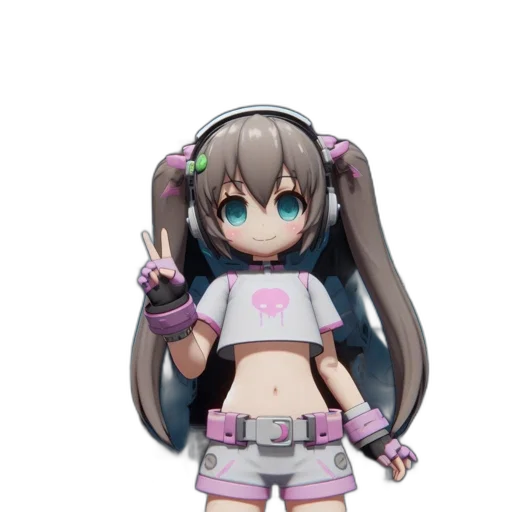 robot, staff, weapon, 3d render transparent PNG cut-out