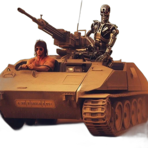 robot, weapon, car, animal transparent PNG cut-out