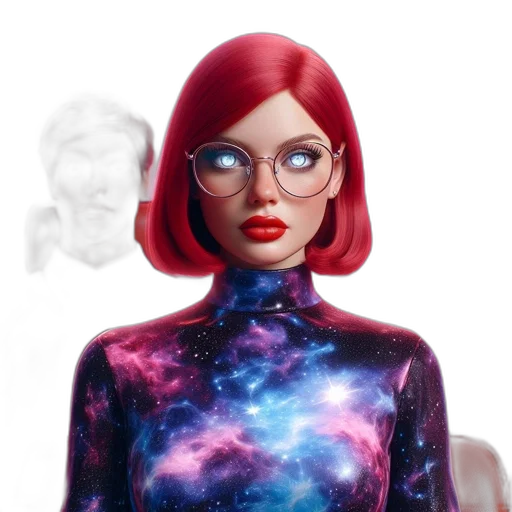 dress, robot, face, jewelry transparent PNG cut-out
