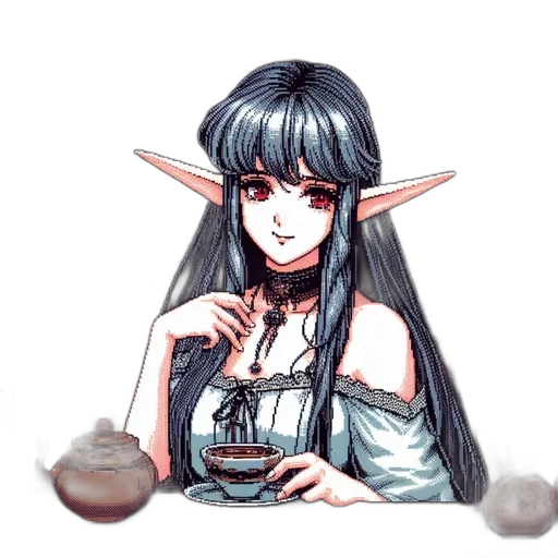 staff, mask, jewelry, fantasy art transparent PNG cut-out