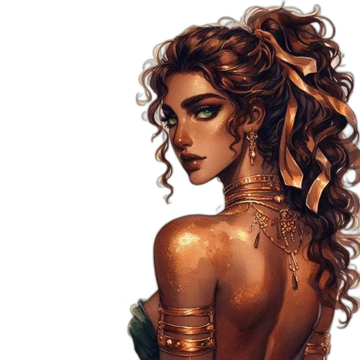 jewelry, dress, crown, fantasy art transparent PNG cut-out