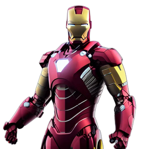 robot, comic book art, concept art, 3d render transparent PNG cut-out