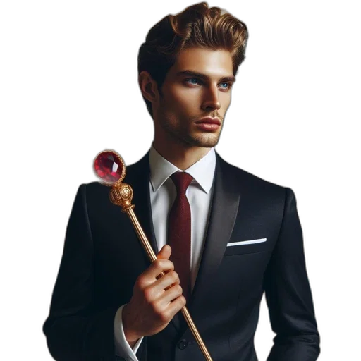 staff, umbrella, photorealistic, concept art transparent PNG cut-out