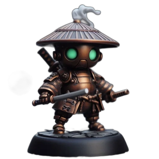 robot, staff, concept art, fantasy art transparent PNG cut-out
