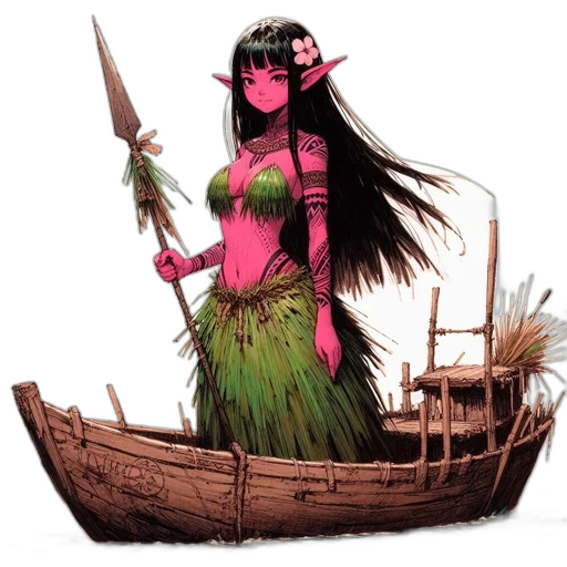 fantasy art, concept art, pixel art, comic book art transparent PNG cut-out
