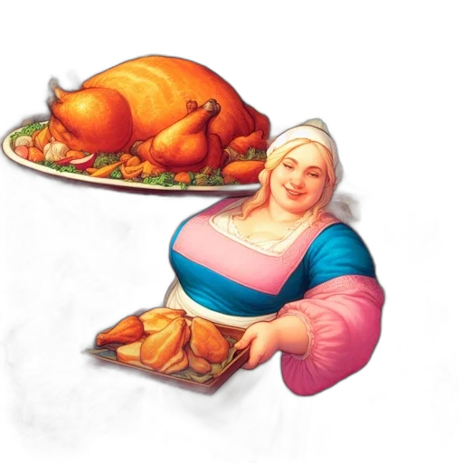 food, animal, photorealistic, concept art transparent PNG cut-out