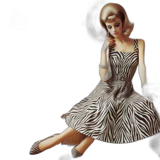 dress, 3d render, photorealistic, cartoon transparent PNG cut-out