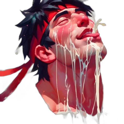 face, mask, food, concept art transparent PNG cut-out