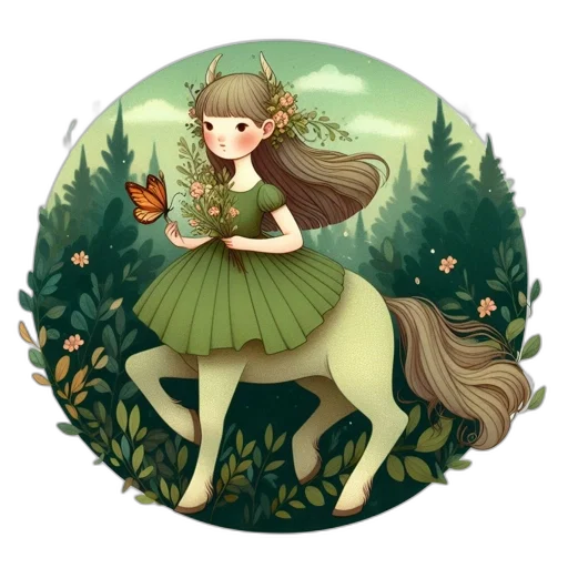creature, dress, fantasy art, pixel art transparent PNG cut-out