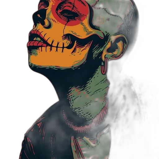 mask, face, creature, robot transparent PNG cut-out