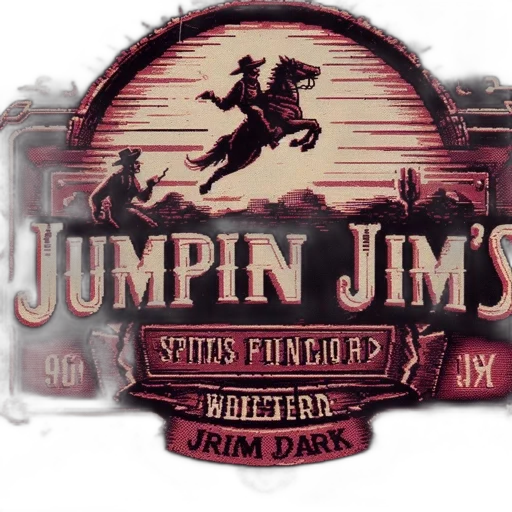 image, vintage-style, poster, jumpin transparent PNG cut-out