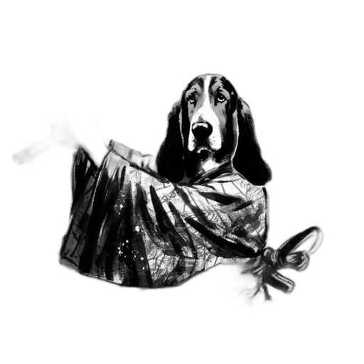 animal, creature, dress, staff transparent PNG cut-out