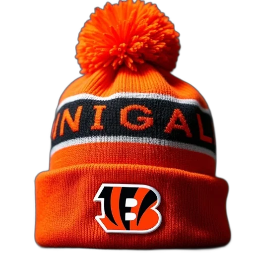hat, cincinnati, bengals, beanie transparent PNG cut-out