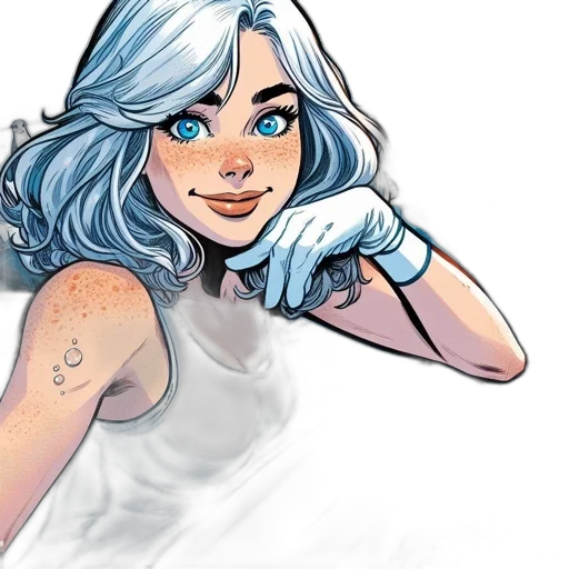 comic book art, watercolor, cartoon, concept art transparent PNG cut-out