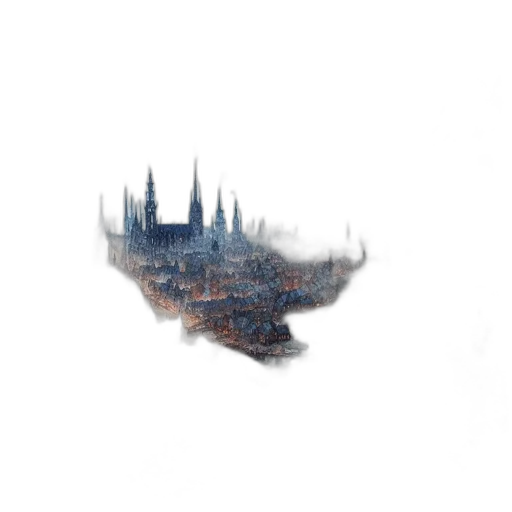 dragon, crown, mask, sword transparent PNG cut-out