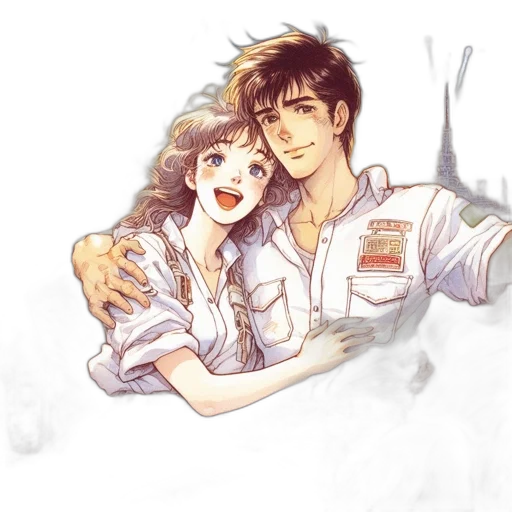 watercolor, anime, fantasy art, comic book art transparent PNG cut-out