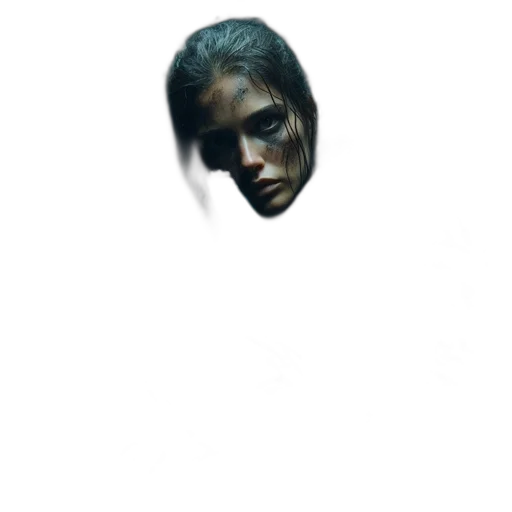 face, mask, creature, staff transparent PNG cut-out