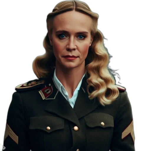 jacket, dress, face, staff transparent PNG cut-out