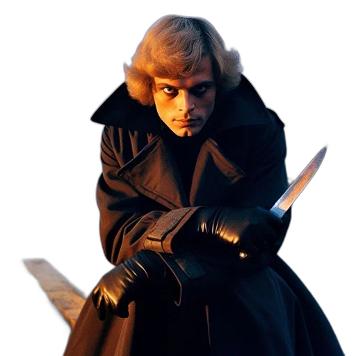 sword, staff, jacket, weapon transparent PNG cut-out