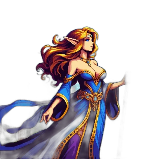 dress, crown, fantasy art, concept art transparent PNG cut-out