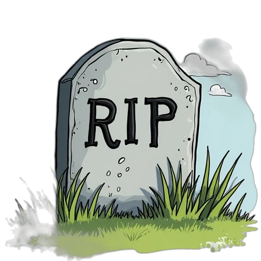 drawing, gravestone, cartoon, style transparent PNG cut-out
