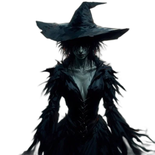 hat, dress, mask, staff transparent PNG cut-out