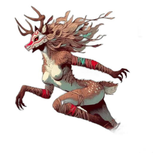 creature, dragon, animal, staff transparent PNG cut-out