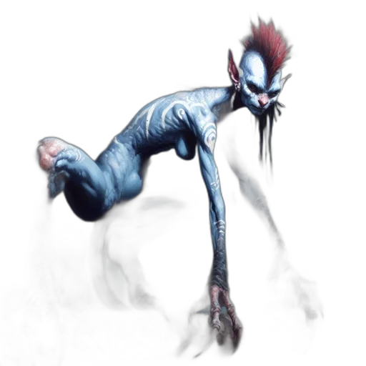 creature, mask, staff, animal transparent PNG cut-out